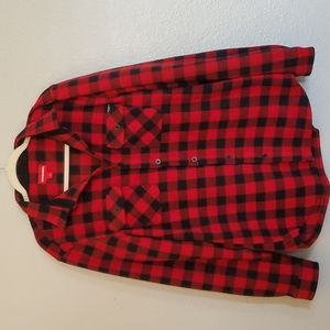 UNION BAY Men's microfleece button down checkered flannel